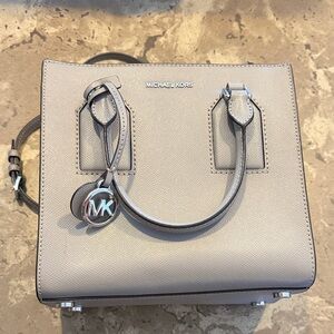 Michael Kors Taupe Satchel Bag